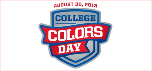 Celebrate College Colors Day on August 30 to kick off the 2013 college football season